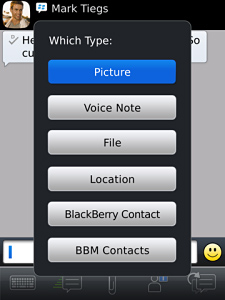 Messenger for BlackBerry in 2011