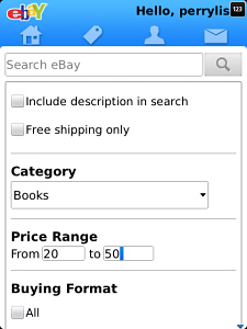 eBay for BlackBerry in 2011