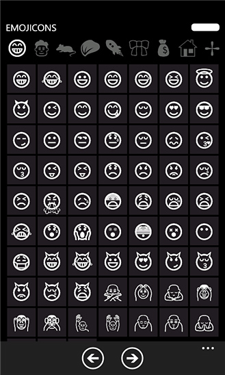 Emojicons for Windows Phone in 2012