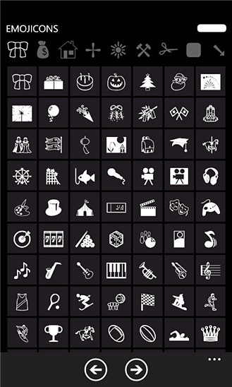 Emojicons for Windows Phone in 2012