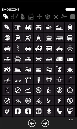 Emojicons for Windows Phone in 2012