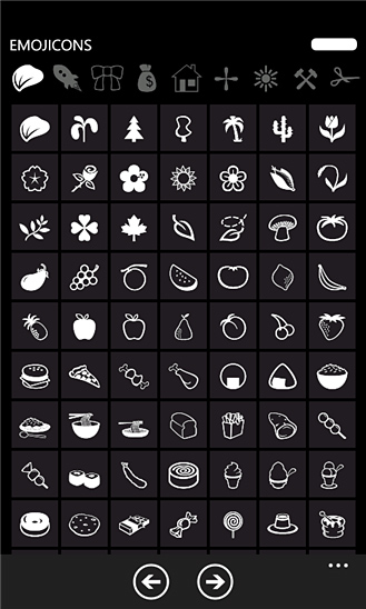 Emojicons for Windows Phone in 2012