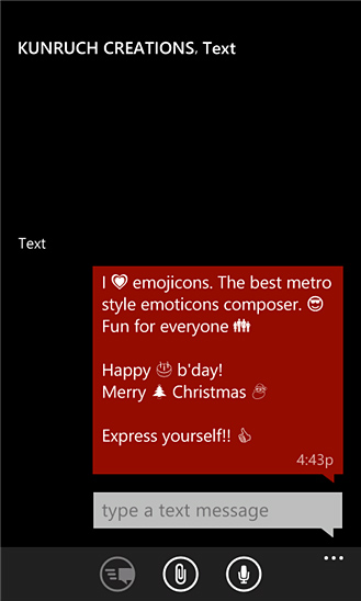 Emojicons for Windows Phone in 2012