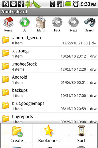 File Manager for Android in 2013