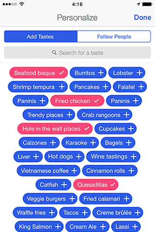 Foursquare for iPhone in 2015