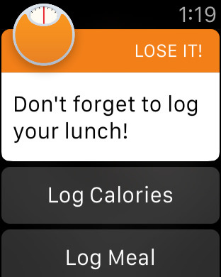 Lose It! for Apple Watch in 2015