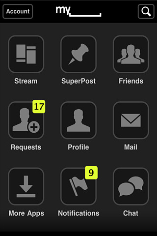 MySpace for iPhone in 2011