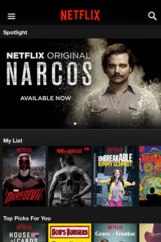 Netflix for iPhone in 2015