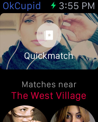 OkCupid Dating for Apple Watch in 2015 – Quickmatch