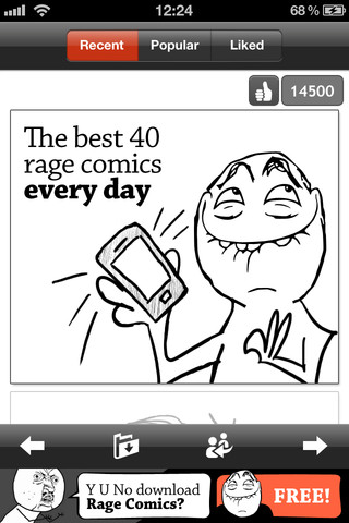 Rage Comics for iPhone in 2012