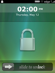 Slider Lock Free for BlackBerry in 2011