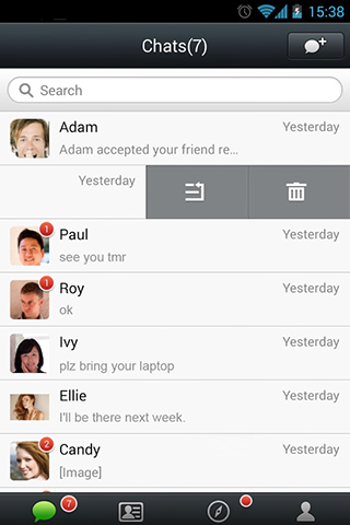 WeChat for Android in 2013