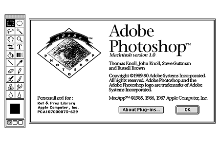 Adobe Photoshop 1.0