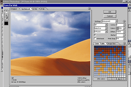 Adobe Photoshop 5.5 – Save For Web