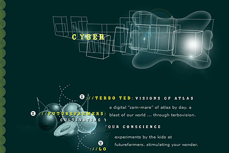 Atlas Magazine website in 2003