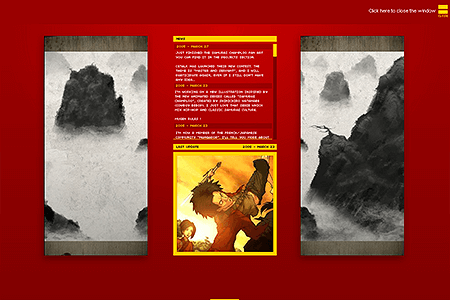 bOne flash website in 2005