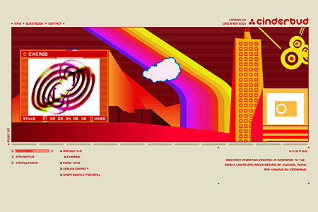 Cinderbud flash website in 2002