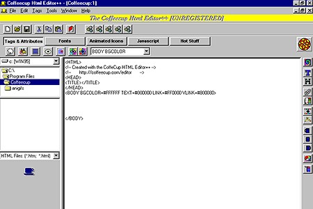CoffeeCup HTML Editor++ 3.3