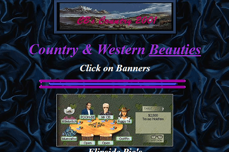 Country & Western Beauties website in 2001