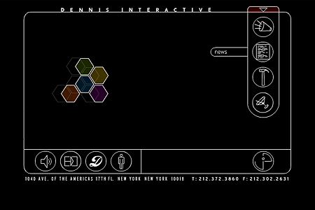 Dennis Interactive flash website in 1999