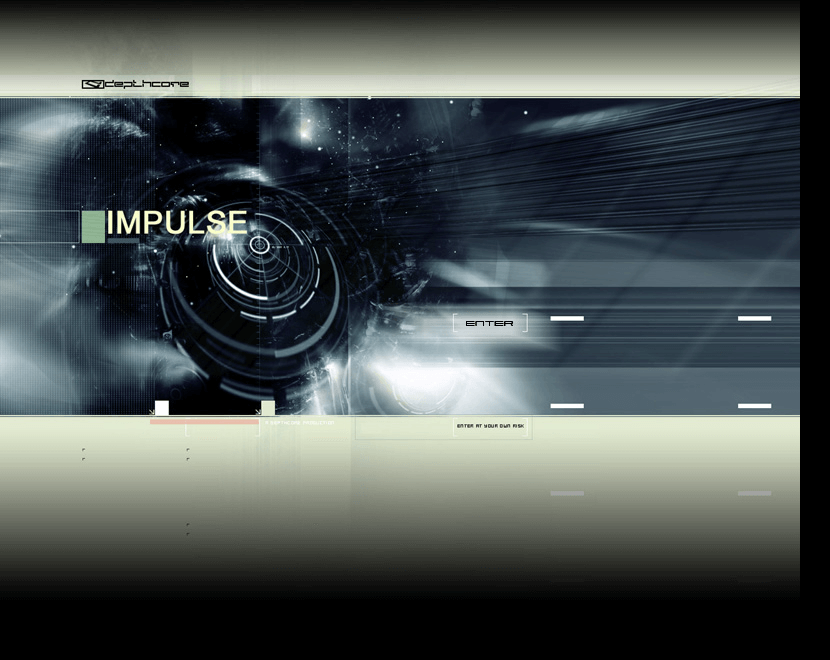 depthCORE website in 2002