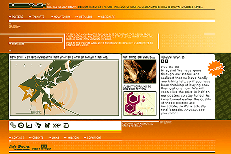 Derush website in 2003