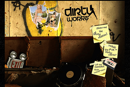 Dirty Workz flash website in 2006