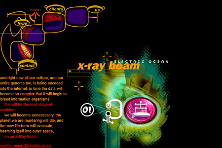 Electric Ocean website in 1997