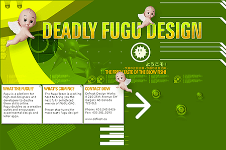 Fugu website in 2003