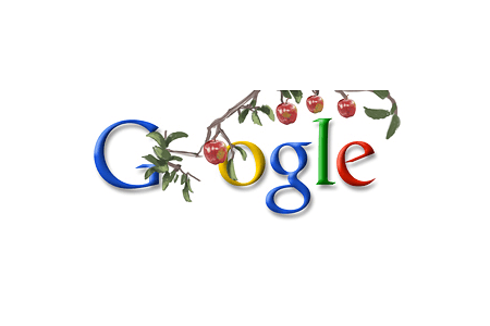 Google Doodle – Sir Isaac Newton's 367th Birthday January 4, 2010