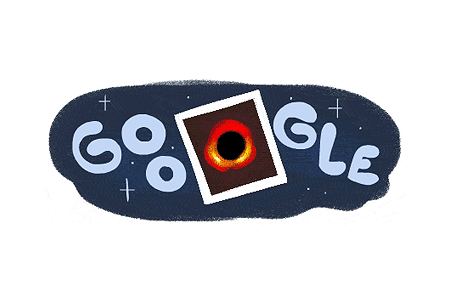 Google Doodle – First Image of a Black Hole April 10, 2019