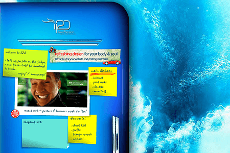 ilove2design flash website in 2003