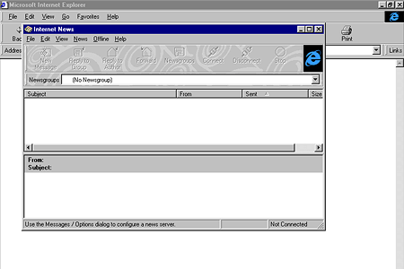 Internet Explorer 4.0 – Internet News