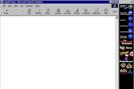 Internet Explorer 4.0 – Channel Guide