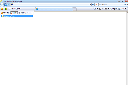 Internet Explorer 7.0 – Feeds