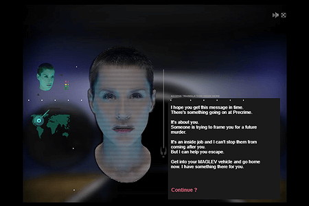 Lexus Minority Report flash website in 2002