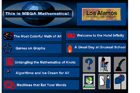 Mega Mathematics website in 1997