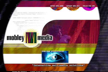 Mobley Media flash website in 1999