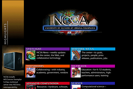 NCSA website in 1996