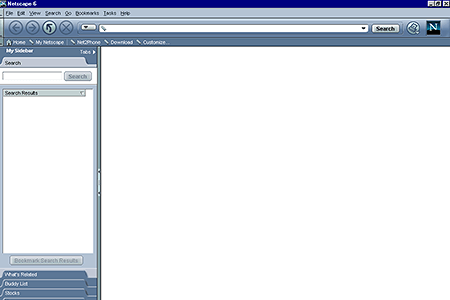 Netscape 6.0 – My Sidebar