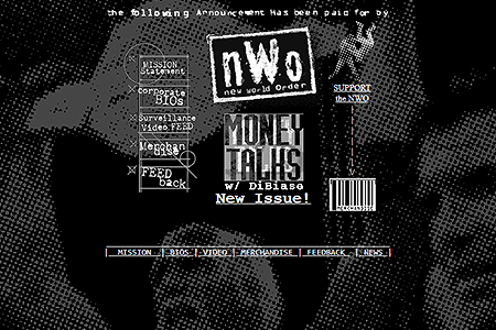 nWo website in 1996