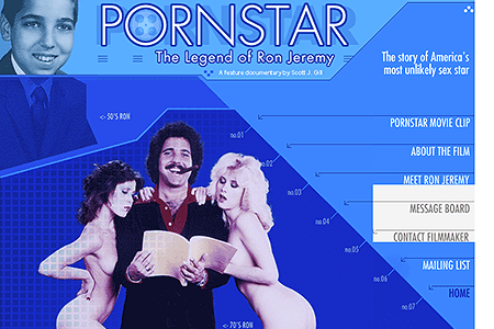 Pornstar... The Legend of Ron Jeremy website in 2001