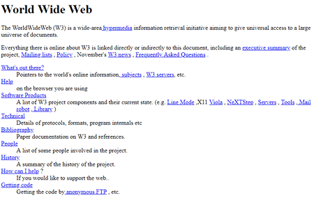 Tim Berners-Lee created the first website