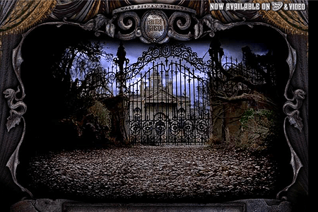 The Haunted Mansion flash website in 2003