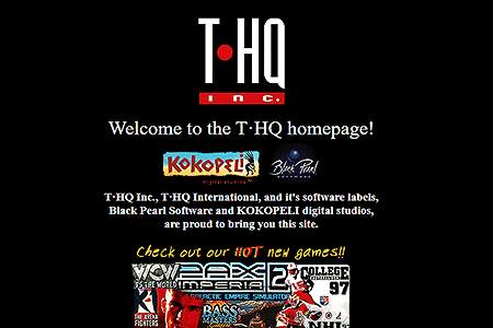 THQ website in 1996