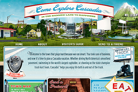 Visit Cascandia website in 2007