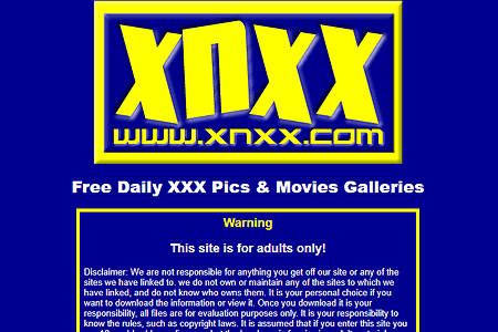 XNXX website in 2002