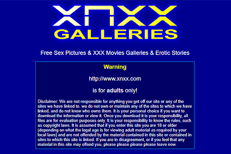 XNXX website in 2003